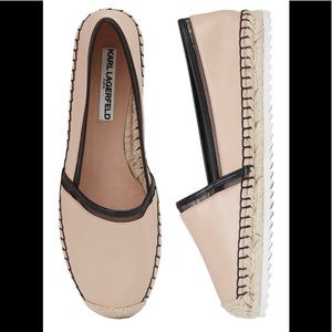 Karl Lagerfeld Paris Alaine Espadrille Flat Shoe